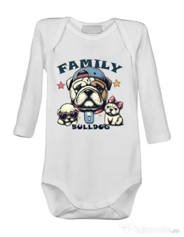 Baby body BULLDOG 16 Alb