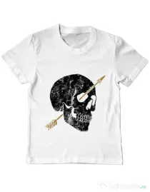 Tricou ADLER copil Arrow Alb