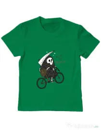 Tricou ADLER copil Back to Boo Verde mediu