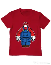 Tricou ADLER copil Baymario Rosu