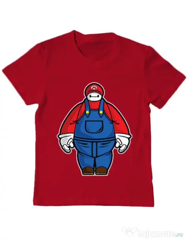 Tricou ADLER copil Baymario Rosu
