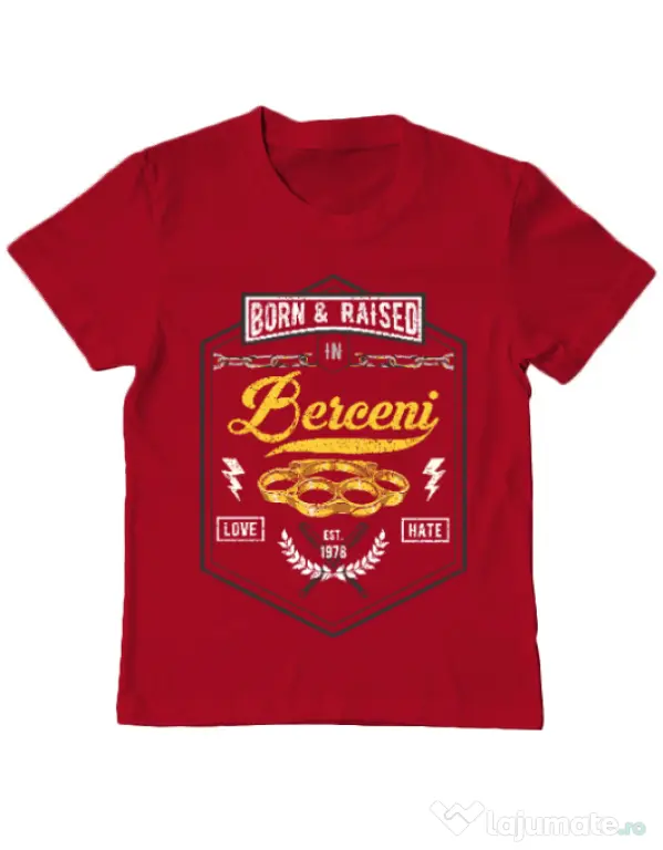 Tricou ADLER copil Berceni Rosu