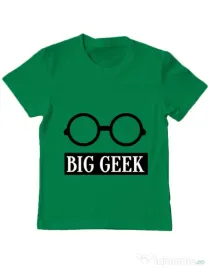 Tricou ADLER copil Big geek Verde mediu