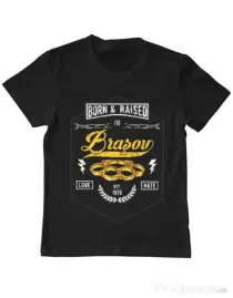 Tricou ADLER copil Brasov Negru