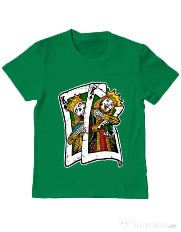 Tricou ADLER copil CARD Verde mediu