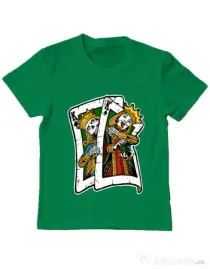 Tricou ADLER copil CARD Verde mediu
