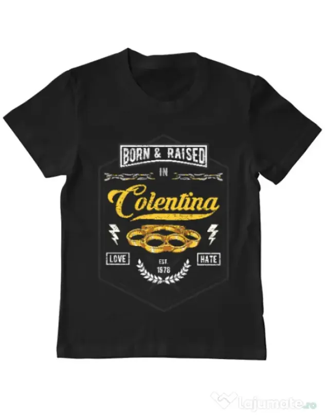Tricou ADLER copil Colentina Negru