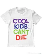 Tricou ADLER copil Cool kids Alb
