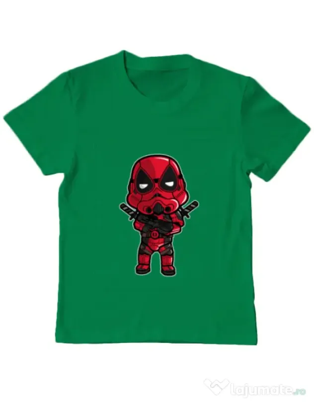 Tricou ADLER copil Deadtrooper Verde mediu