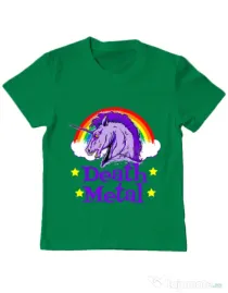 Tricou ADLER copil Death Metal Verde mediu