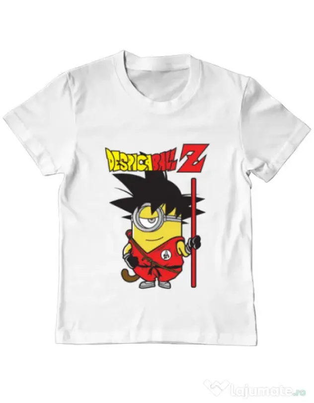 Tricou ADLER copil Despicaball Z Son Goku Alb