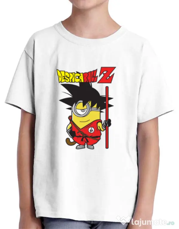 Tricou ADLER copil Despicaball Z Son Goku Alb