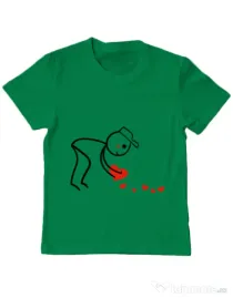 Tricou ADLER copil Dovezi de dragoste 2 Verde mediu