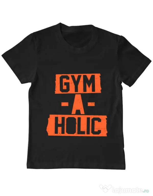 Tricou ADLER copil Gymaholic Negru
