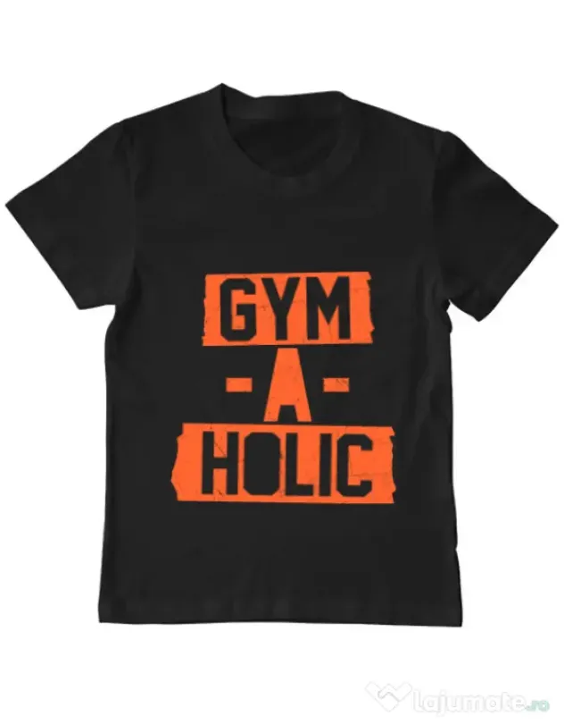 Tricou ADLER copil Gymaholic Negru