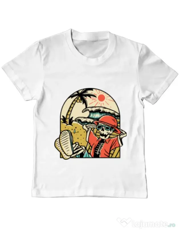 Tricou ADLER copil Have a Break Alb