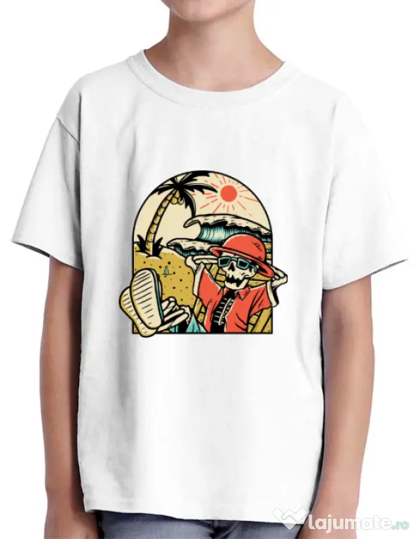 Tricou ADLER copil Have a Break Alb