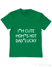 Tricou ADLER copil I’m cute Verde mediu