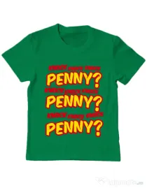 Tricou ADLER copil Knock Penny Verde mediu