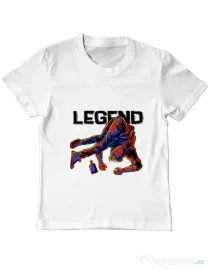 Tricou ADLER copil LEGEND Alb