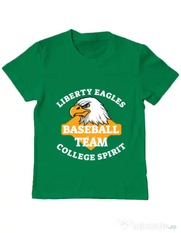 Tricou ADLER copil Liberty eagles Verde mediu