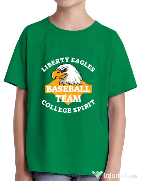 Tricou ADLER copil Liberty eagles Verde mediu
