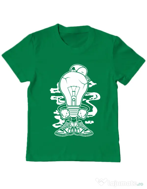 Tricou ADLER copil Light Boy Verde mediu