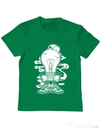 Tricou ADLER copil Light Boy Verde mediu