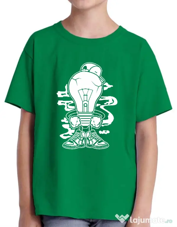 Tricou ADLER copil Light Boy Verde mediu