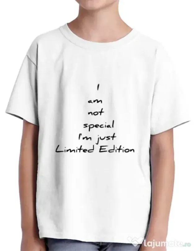 Tricou ADLER copil Limited edition 2 Alb