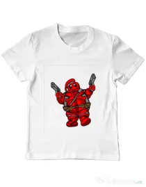 Tricou ADLER copil Marshmallow Merc Alb