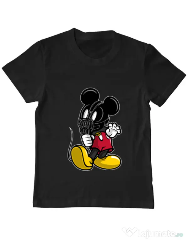 Tricou ADLER copil Mickey Bane Negru