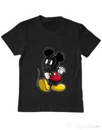 Tricou ADLER copil Mickey Bane Negru