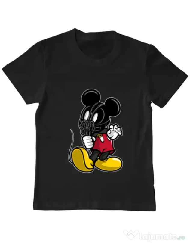 Tricou ADLER copil Mickey Bane Negru