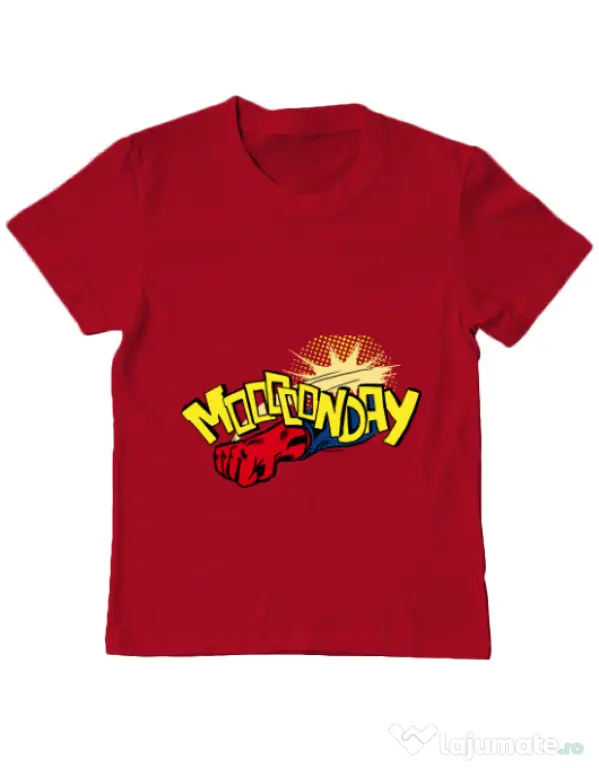 Tricou ADLER copil Mooonday Rosu