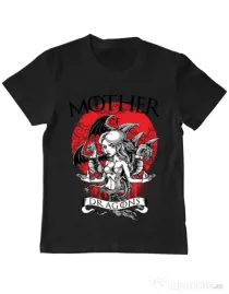 Tricou ADLER copil Mother of dragons Negru