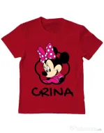 Tricou ADLER copil Mouse daughter Rosu