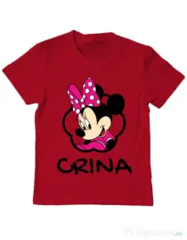 Tricou ADLER copil Mouse daughter Rosu