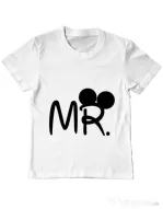Tricou ADLER copil Mr Mickey Alb