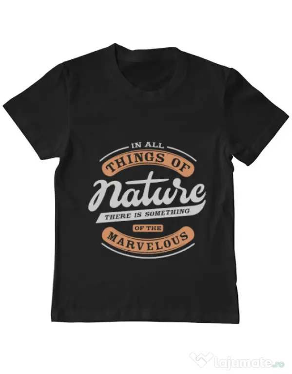 Tricou ADLER copil Nature Negru