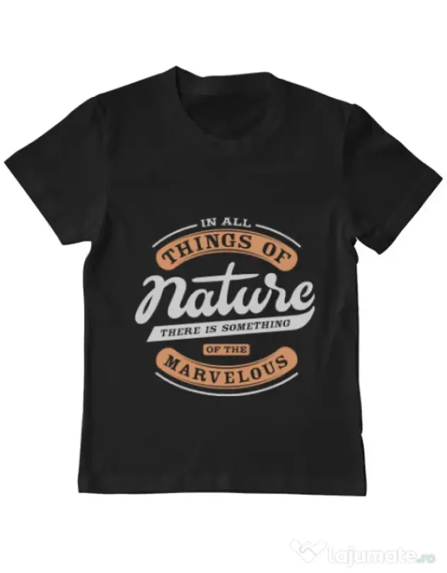 Tricou ADLER copil Nature Negru