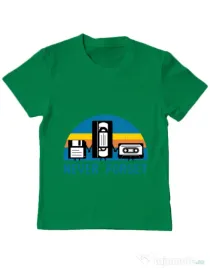 Tricou ADLER copil Never forget Verde mediu