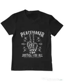 Tricou ADLER copil Peace Maker Negru