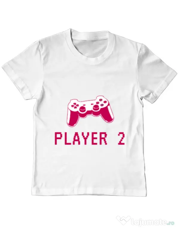 Tricou ADLER copil Player 2 Alb