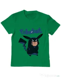 Tricou ADLER copil Pokebat Verde mediu