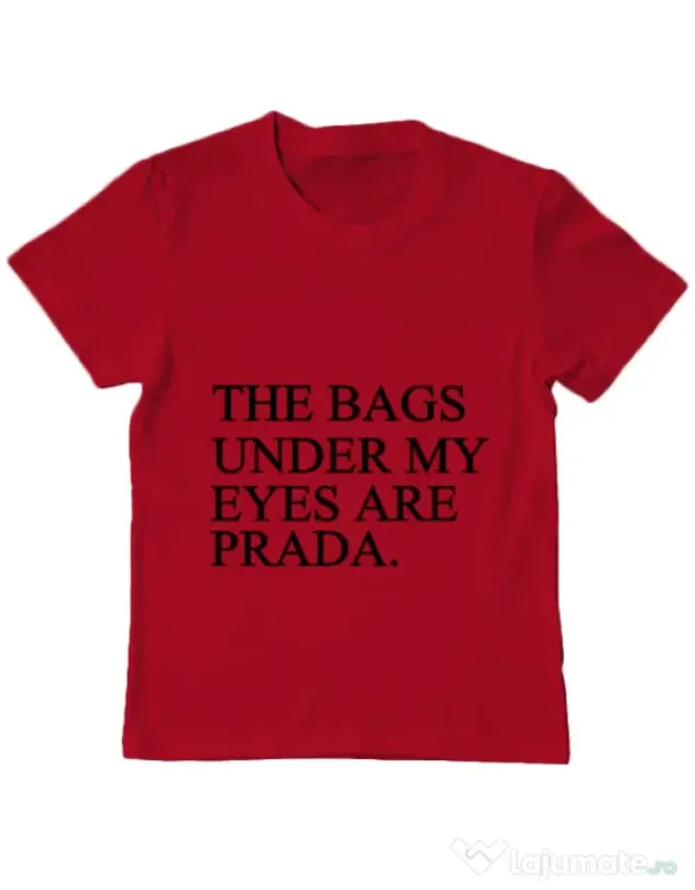 Tricou ADLER copil Prada bags Rosu