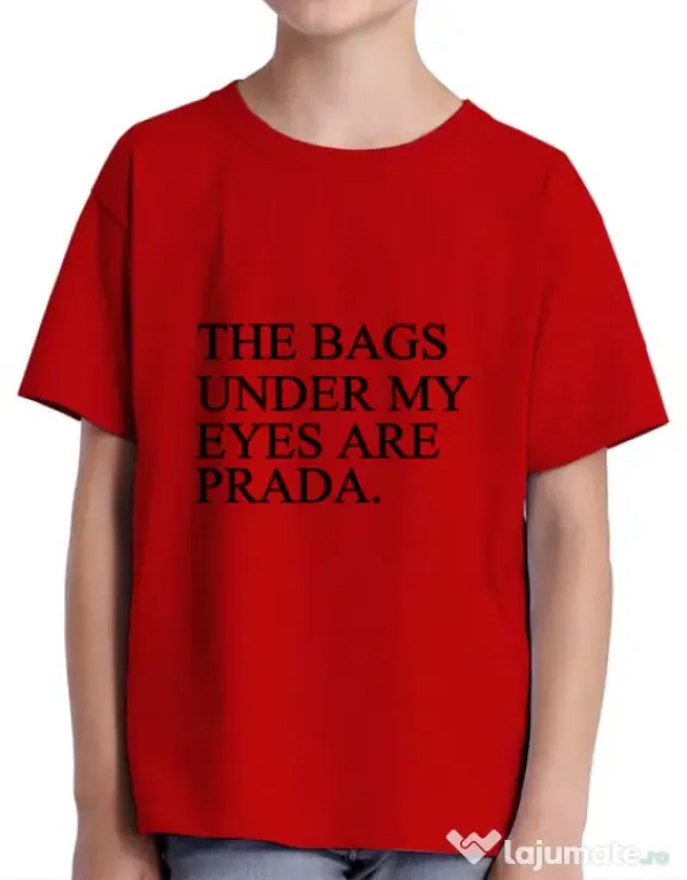 Tricou ADLER copil Prada bags Rosu