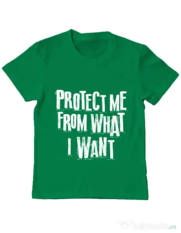 Tricou ADLER copil Protect me Verde mediu