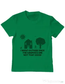 Tricou ADLER copil Reality graphics Verde mediu