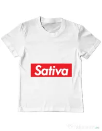 Tricou ADLER copil Sativa Alb